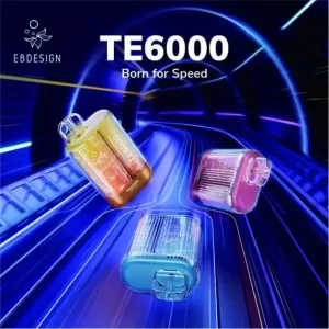 EBDESIGN TE6000 5-Pack Disposable Vape at Lalaland Smoke & Vape in Lancaster and Weatherford TX