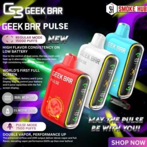 Geek Bar Pulse Disposable 5% 5-Pack at Lalaland Smoke & Vape in Lancaster and Weatherford TX